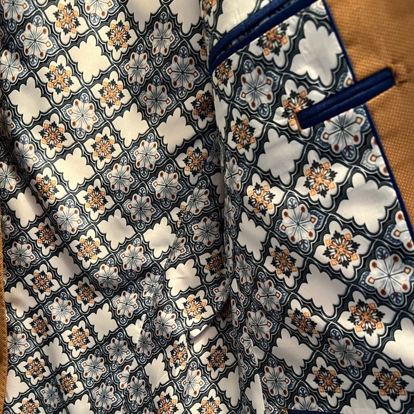 Paisley & Gray NWT Classic Camel Colored Sz 40R Slim Fit Lined Blazer Coat (489) - Picture 7 of 10